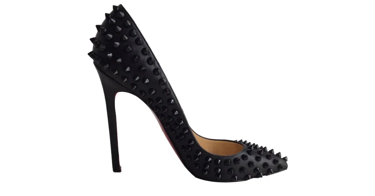 Christian Louboutin Espiga de Pigalle Negro 