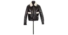 Claudie Pierlot Chaqueta de cuero Negro 