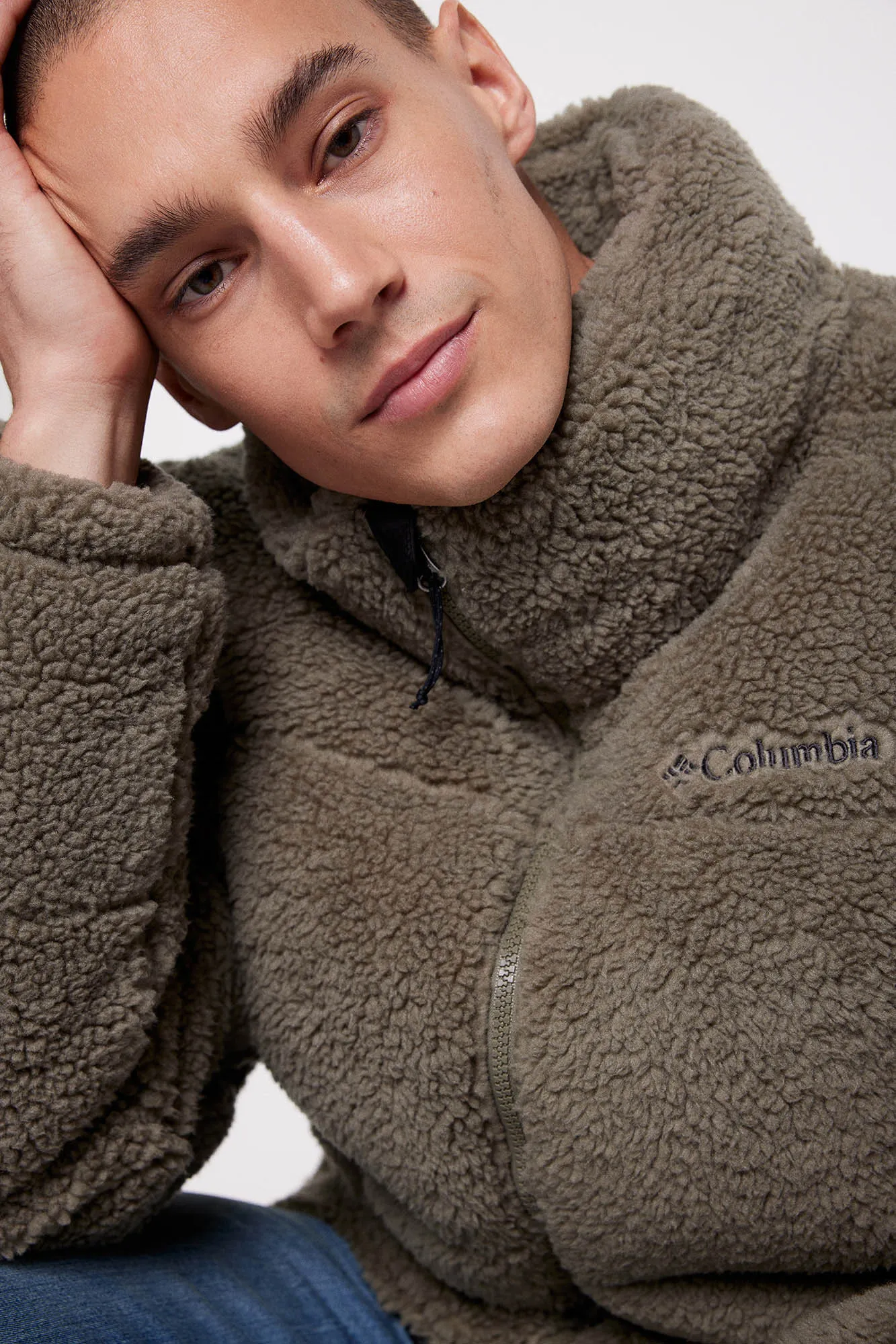 Columbia Chaqueta acolchada de forro polar sherpa Columbia Puffect™ para hombre