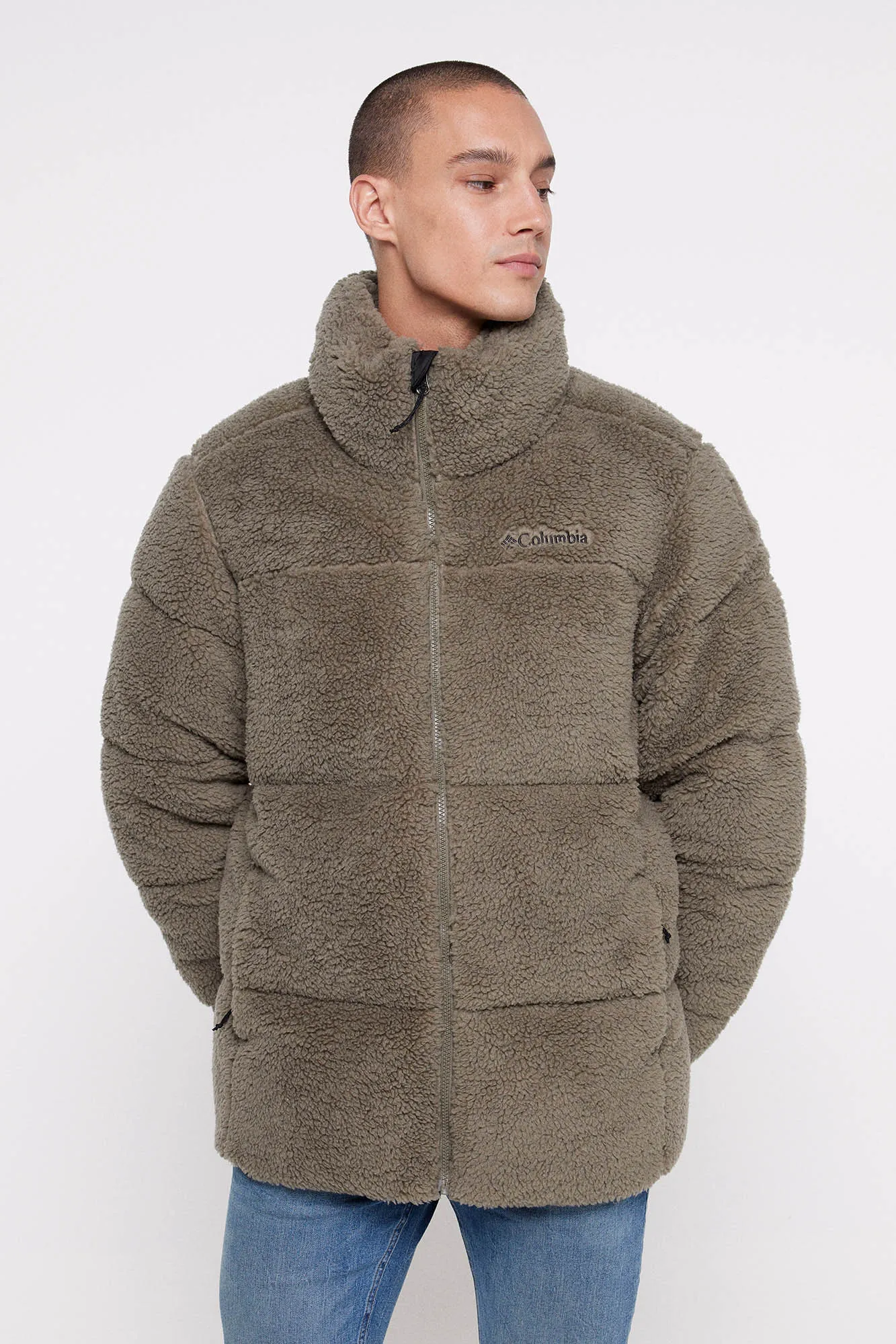 Columbia Chaqueta acolchada de forro polar sherpa Columbia Puffect™ para hombre