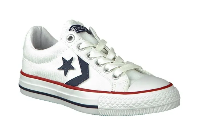 Converse Lonas All Star Player Niños (102/blanco/azul/rojo)