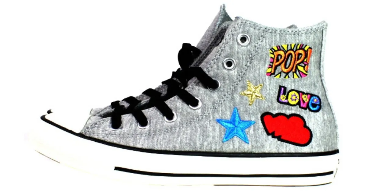 Converse Sneakers High Top Gris 