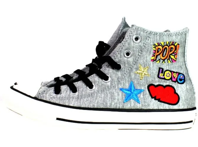 Converse Sneakers High Top Gris 