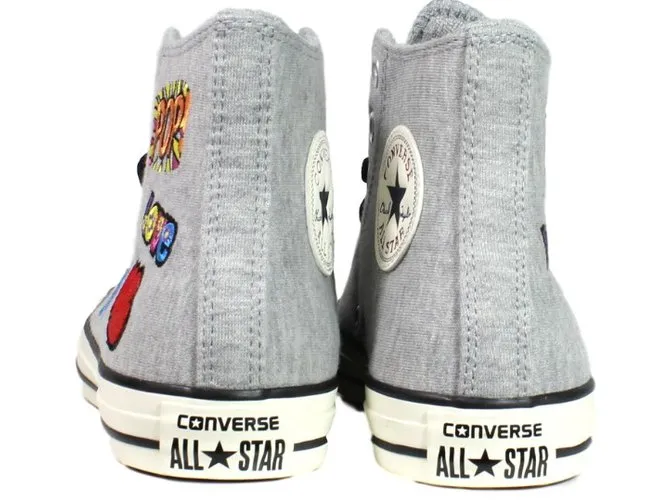 Converse Sneakers High Top Gris 