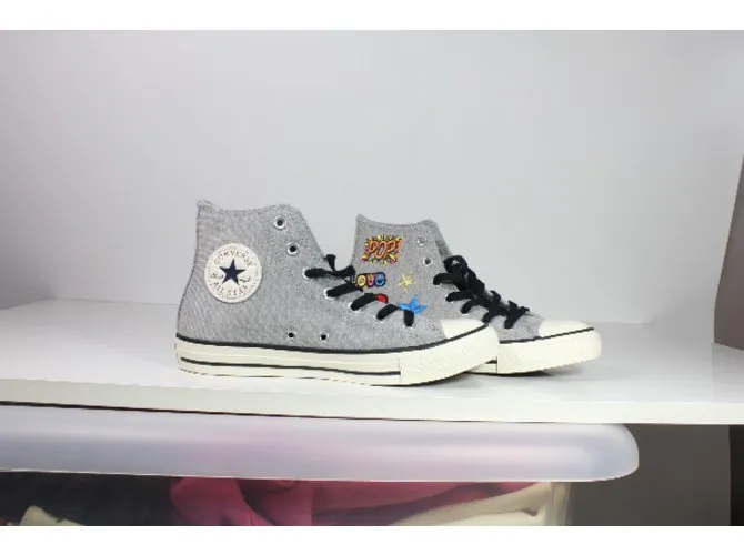 Converse Sneakers High Top Gris 