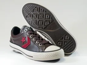 Converse Star Play EV OX (cafe/crema/rojo)