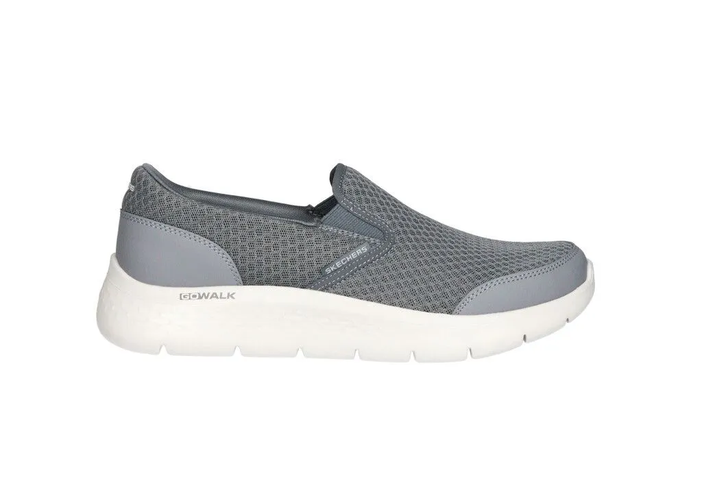 Copete Nylon Gris Elasticos Laterales Piso Goma Go Walk