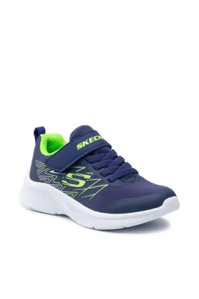 deportivo skechers nino microspec texlor marino-lima 403770l