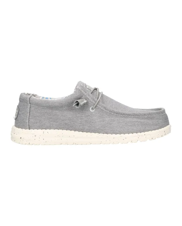 Dude WALLY STRECH CANVAS IRON Hombre Gris