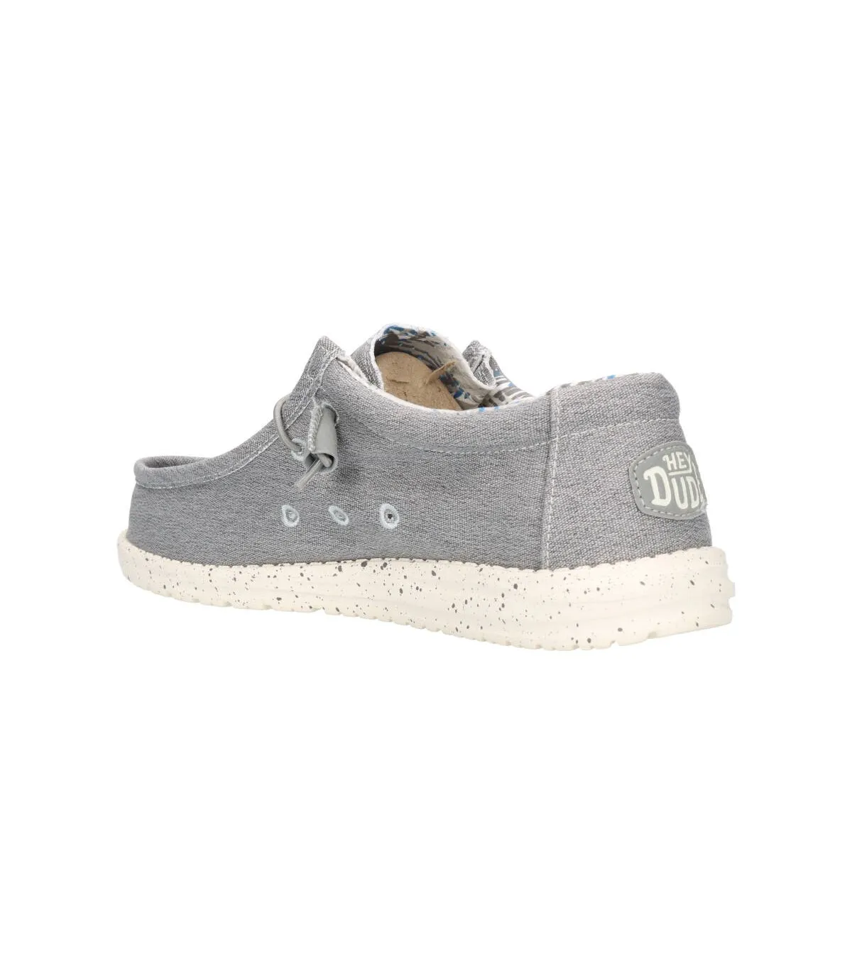 Dude WALLY STRECH CANVAS IRON Hombre Gris