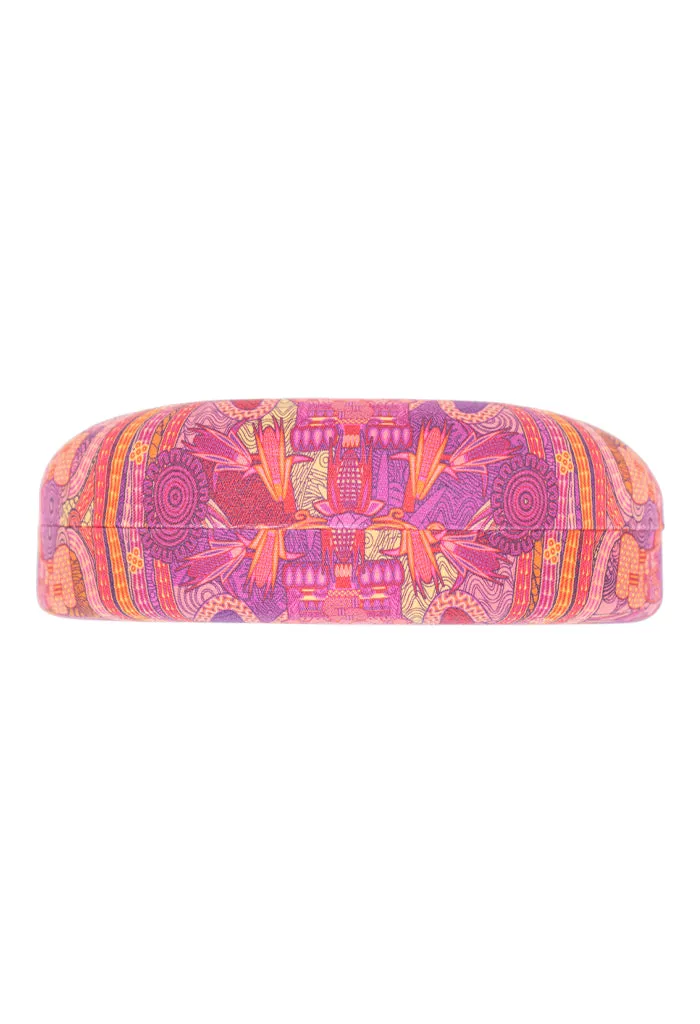 Estuche Lentes Sol Coatlicue Morado/Naranja