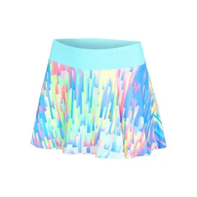 Falda Bidi Badu Melbourne Printed Wavy Aqua Mix Junior | BIDI BADU