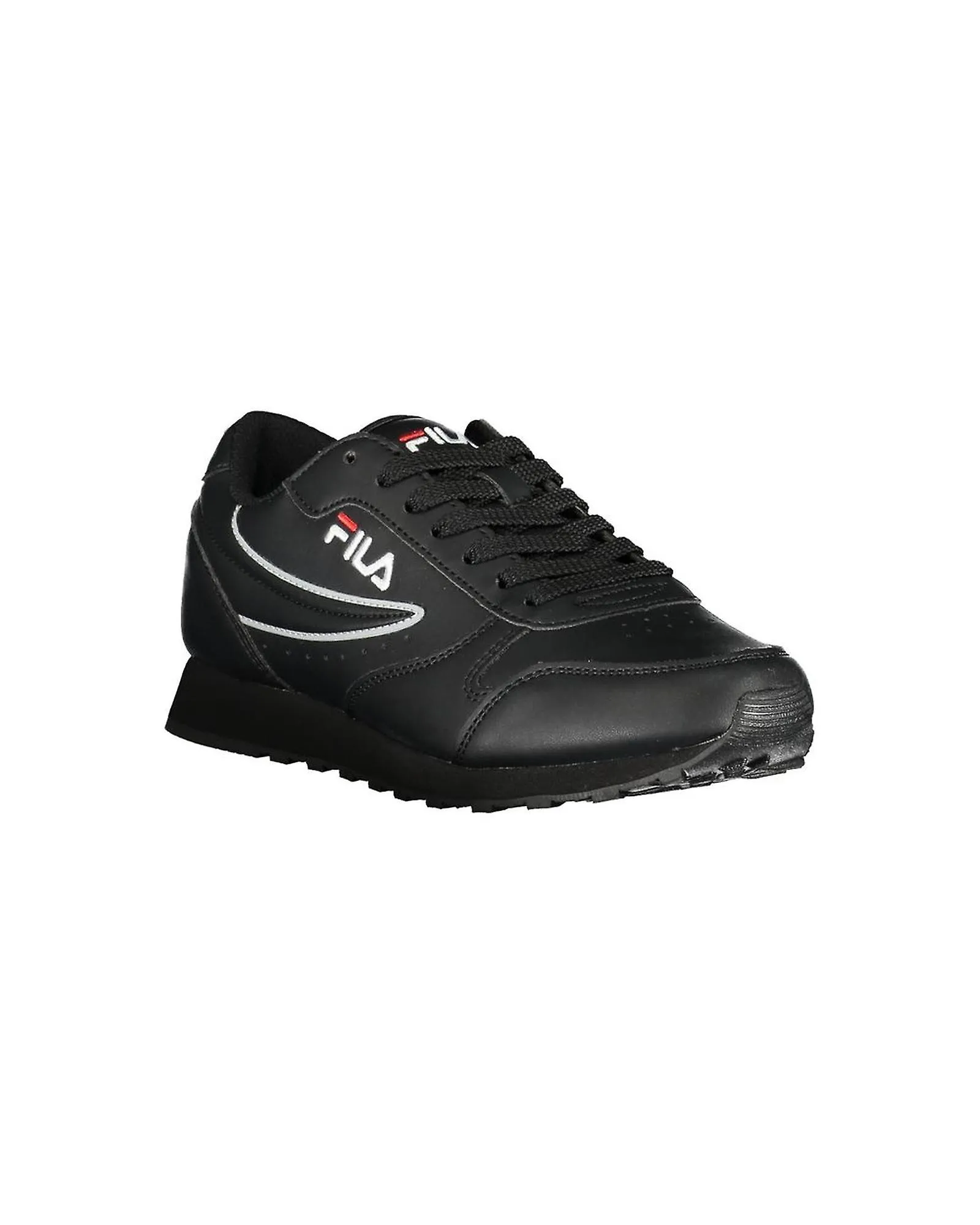 Fila Polyethylene Lace-Up Sports Sneaker with Logo Detail