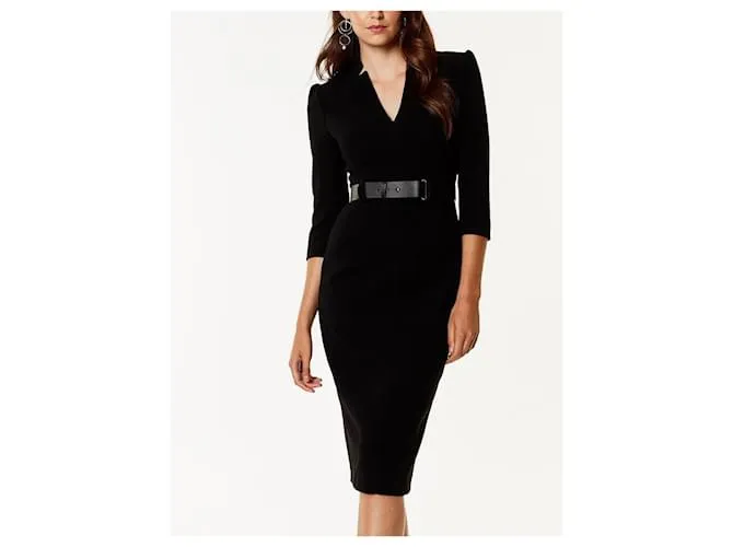 Karen Millen Vestido Eterno Negro 