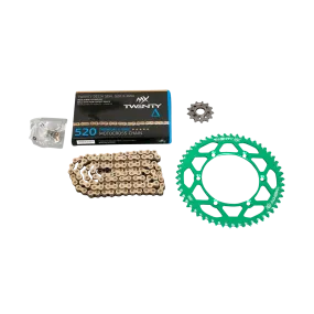 Kit de Transmisión de Cross Twenty Delta 520 X-Ring Verde