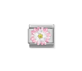 Link Nomination Acero y Plata Flor Rosa 330321 05