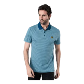 Lyle&scott Microstripe Polo Blue