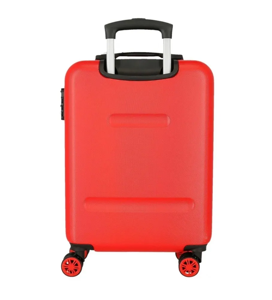 Maleta de cabina rígida  Star wars Tooper 55 cm rojo