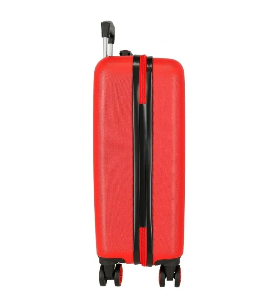 Maleta de cabina rígida  Star wars Tooper 55 cm rojo