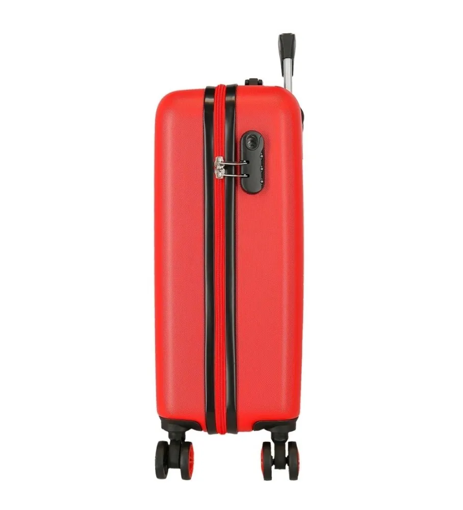 Maleta de cabina rígida  Star wars Tooper 55 cm rojo