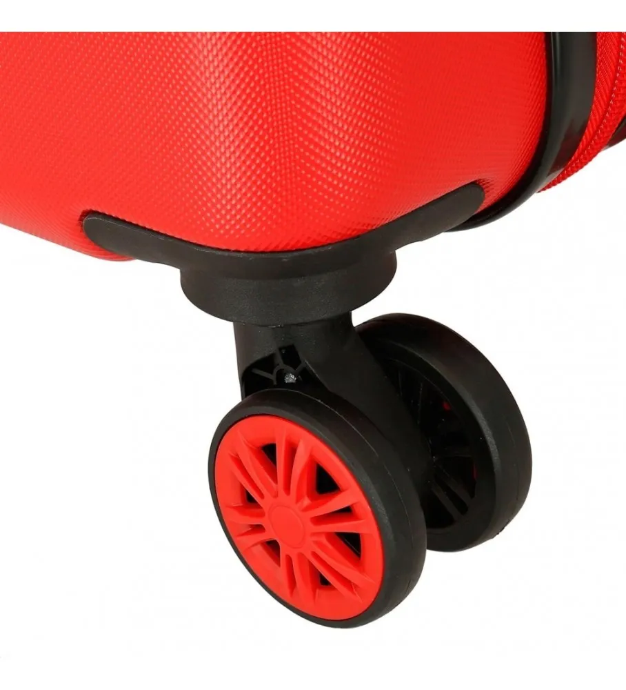 Maleta de cabina rígida  Star wars Tooper 55 cm rojo