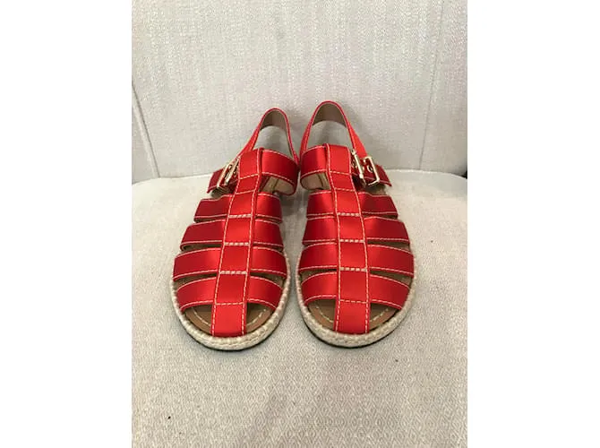 MARNI Sandalias T.UE 38 paño Roja 