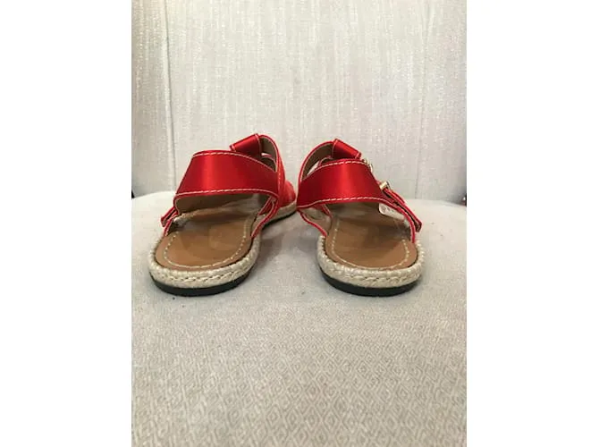 MARNI Sandalias T.UE 38 paño Roja 