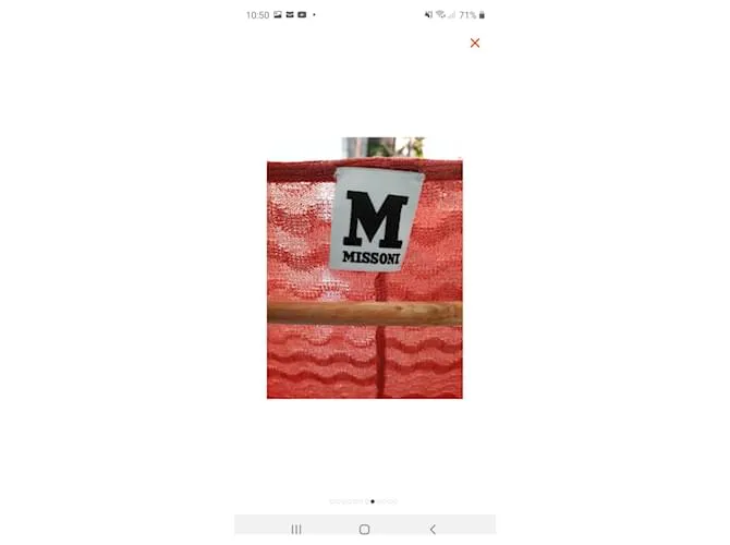 Missoni Vestidos Naranja 