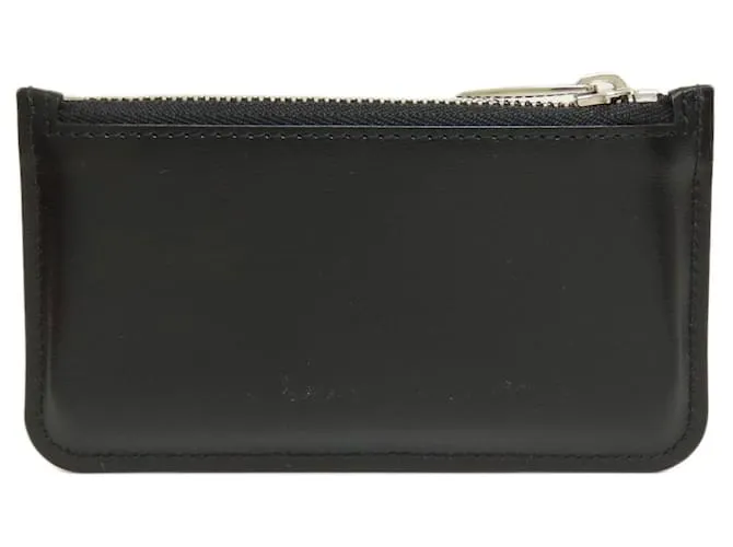 Monedero de cuero Cartier Negro 