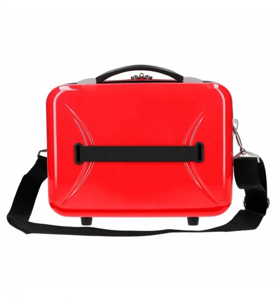 Neceser Abs Minnie Paris Adaptable Rojo -29X21X15 Cm-