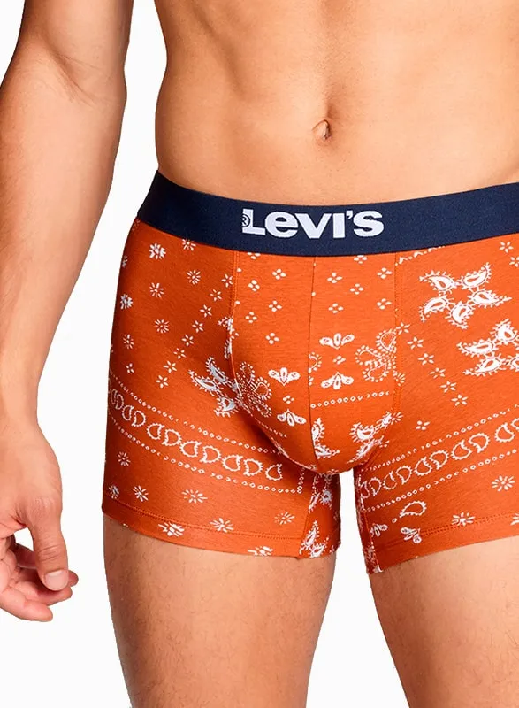 Pack 2 Boxers Levi´s en naranja calabaza y marino