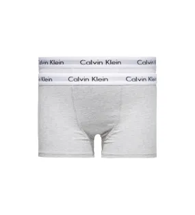 Pack de 2 boxers Trunk Modern Cotton gris, blanco