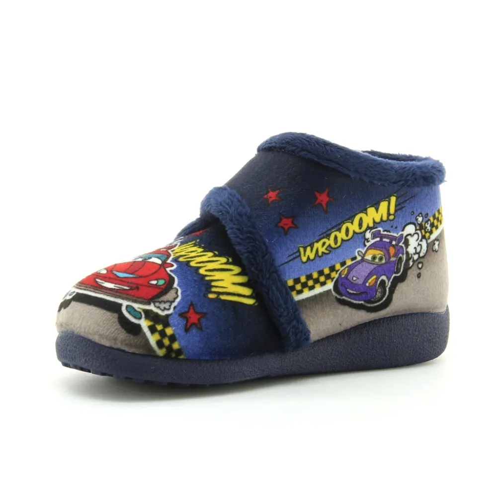 Pantuflas bebe Garzon Road Racing Azul