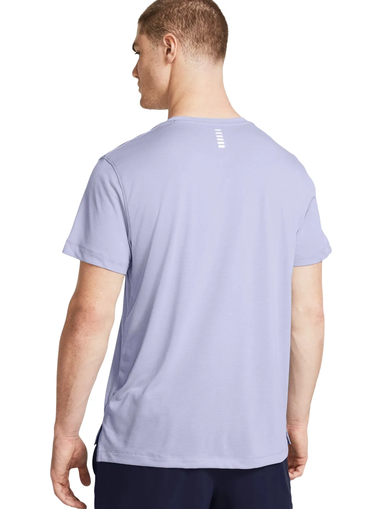 Playera Under Armour Launch Shortsleeve Lila Para Mujer