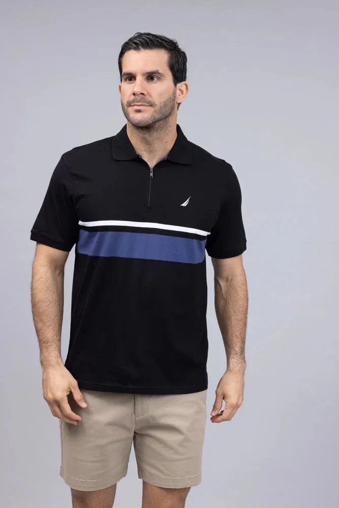 Polo Nautica Hombre Regular Fit Black