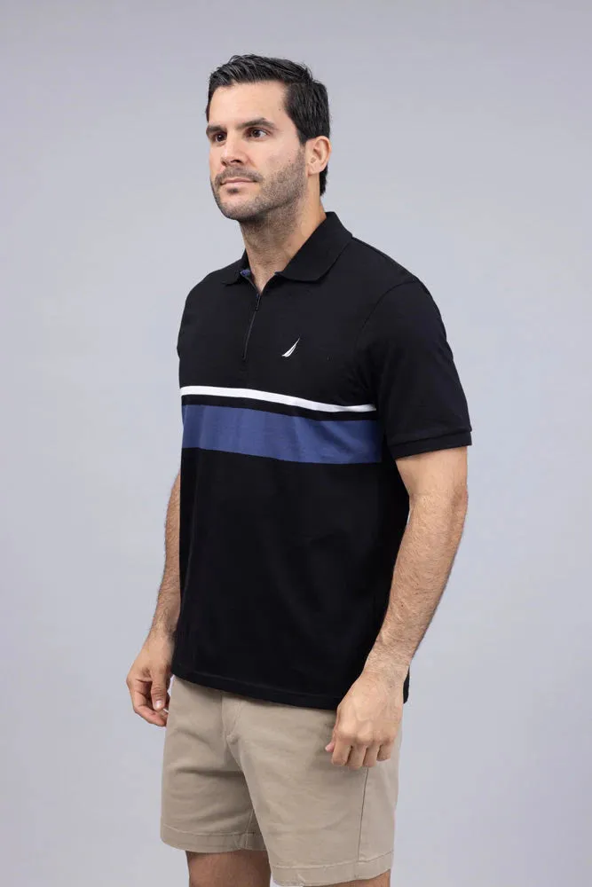 Polo Nautica Hombre Regular Fit Black