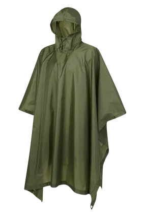 Poncho Impermeable Brandit Ripstop Verde