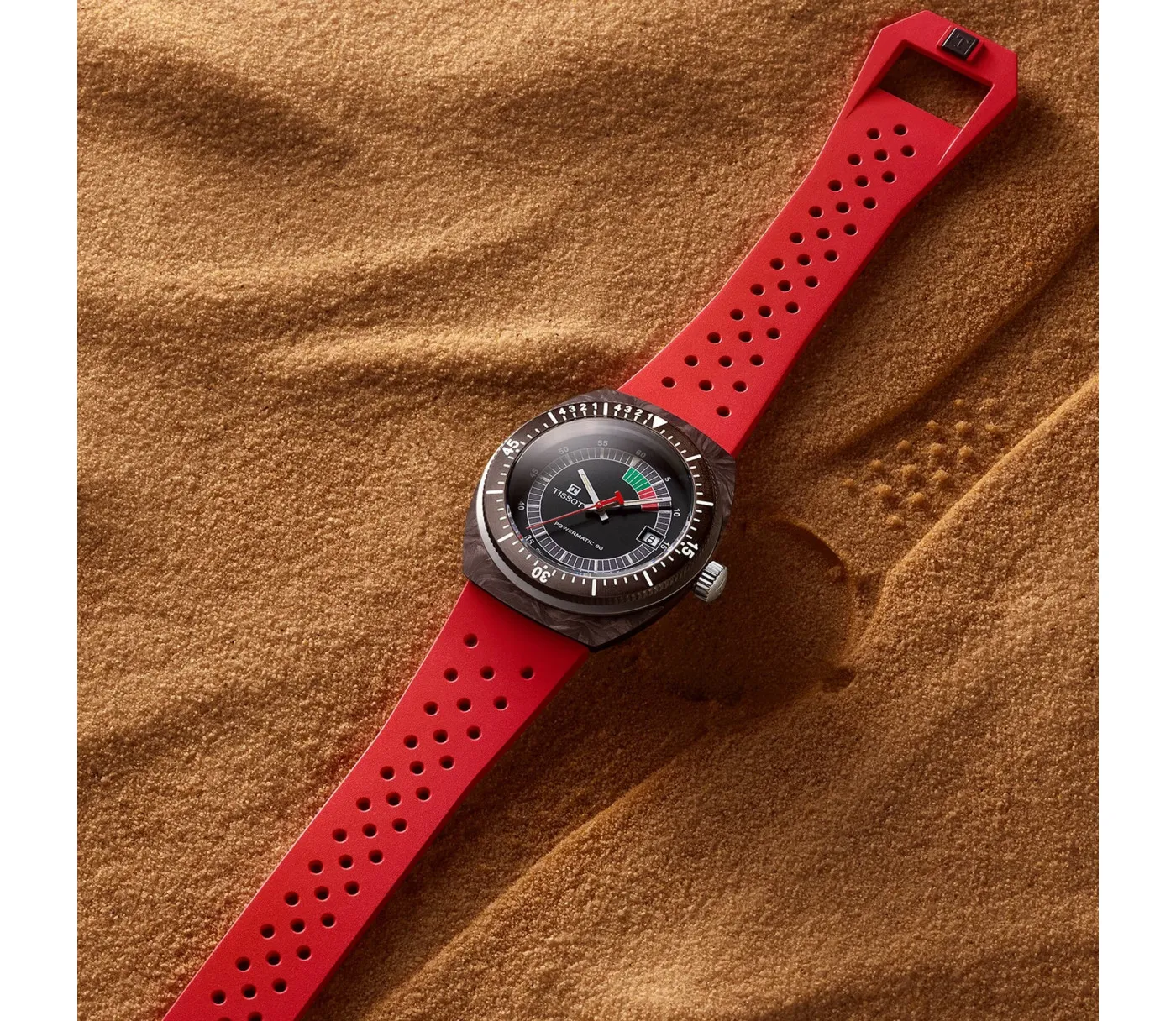 Reloj Tissot Sideral Powermatic 80 Rojo T1454079705702