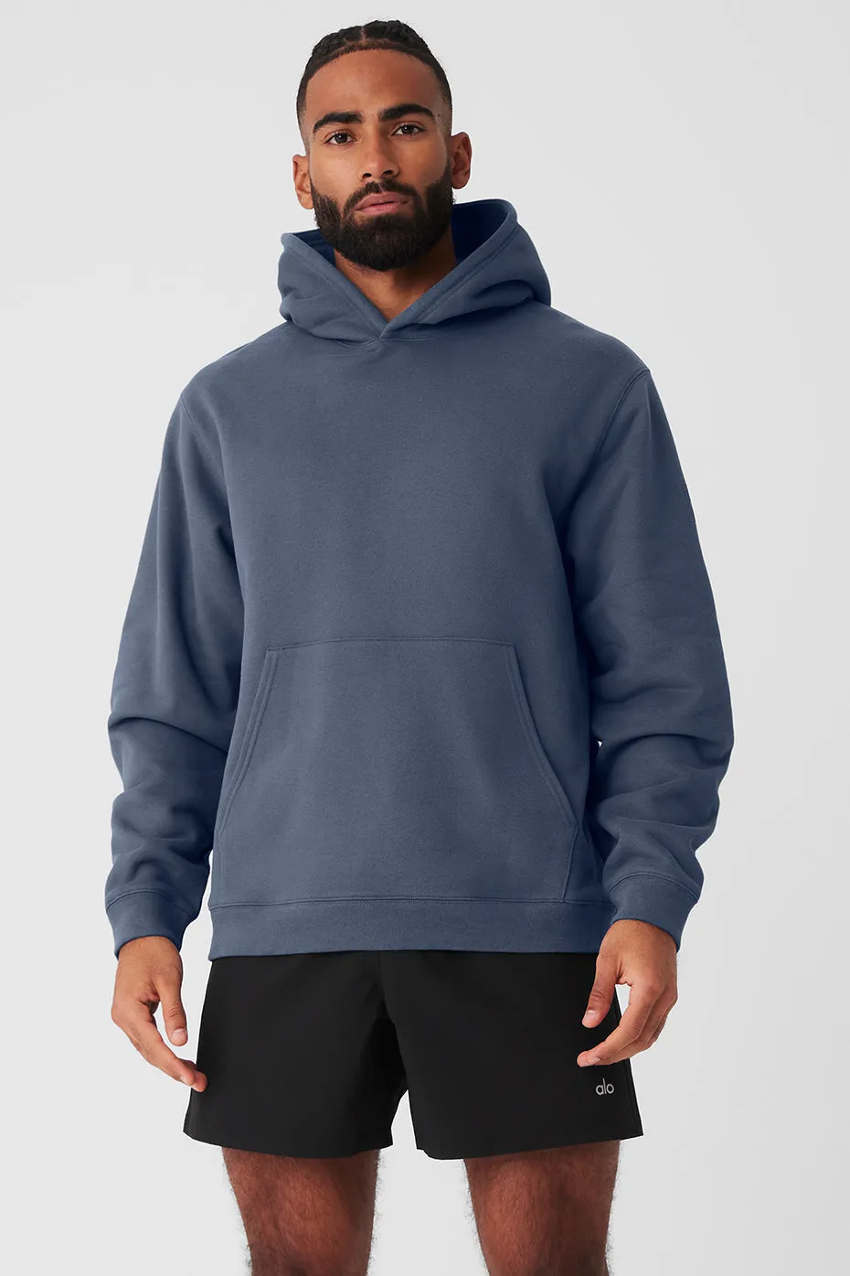 Renown Heavy Weight Hoodie - Bluestone