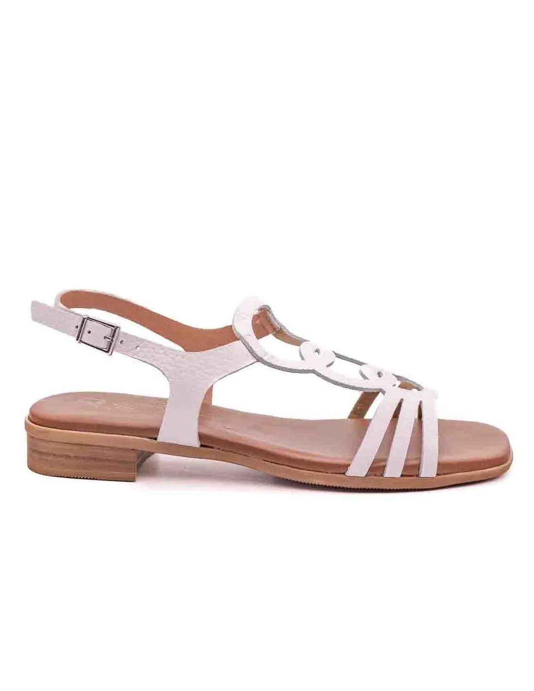 SANDALIA DE MUJER OH MY SANDALS 5163 BLANCO