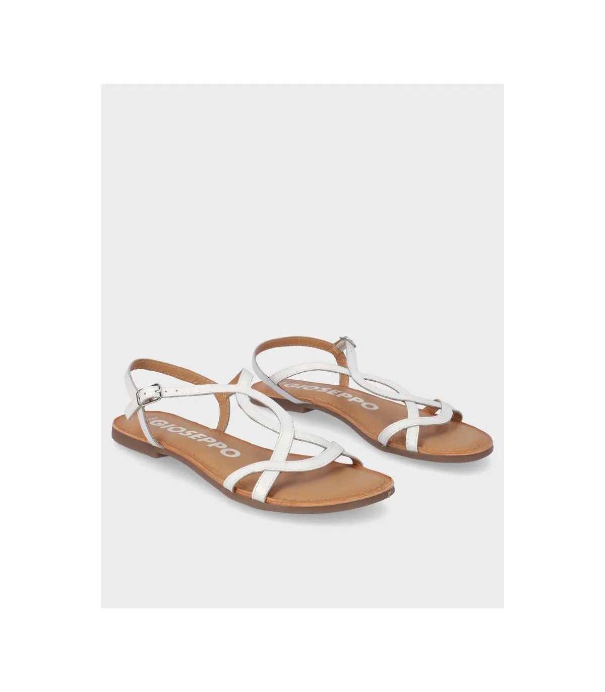 SANDALIA PLANA GIOSEPPO 69113-P BLANCO