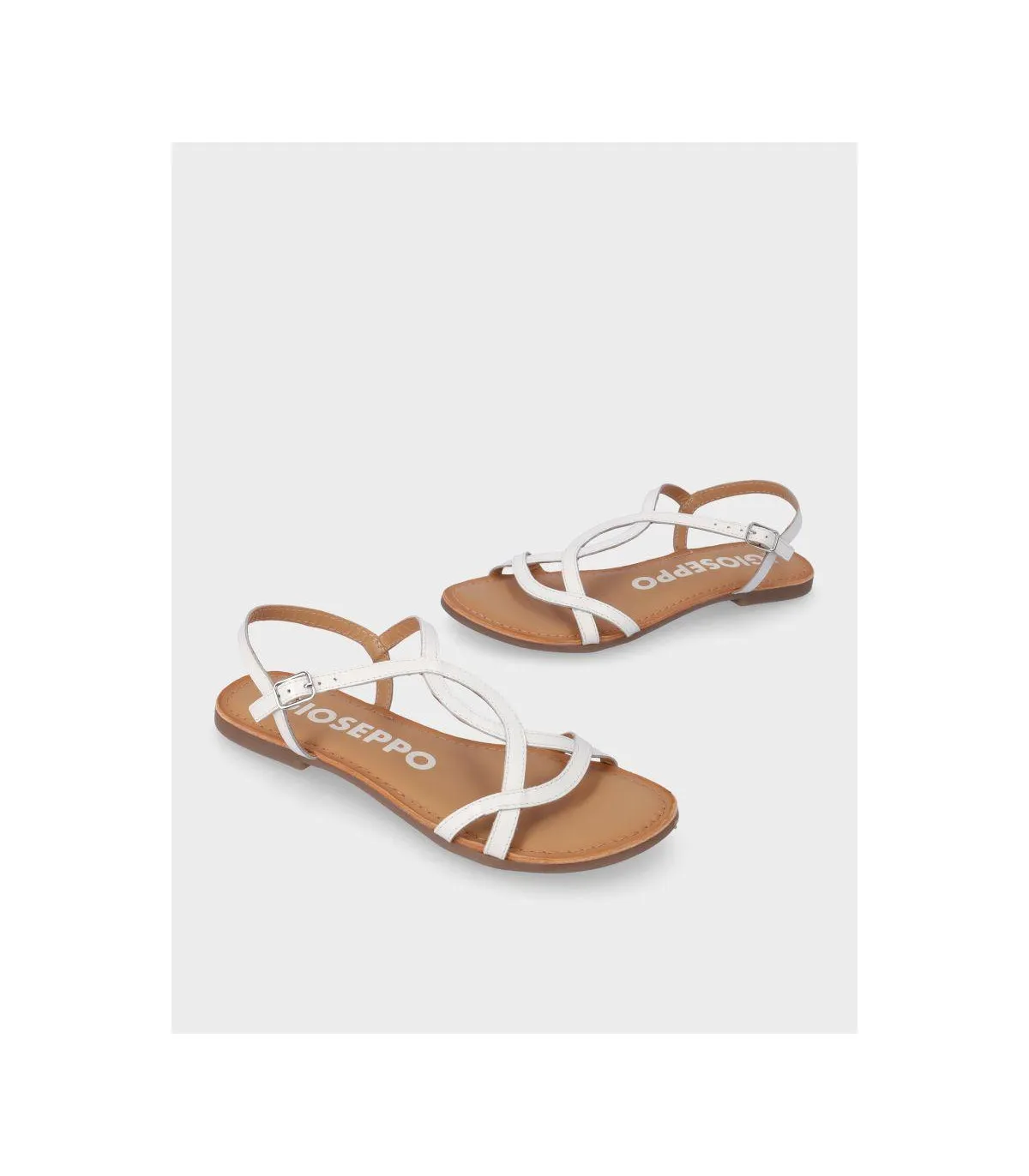 SANDALIA PLANA GIOSEPPO 69113-P BLANCO