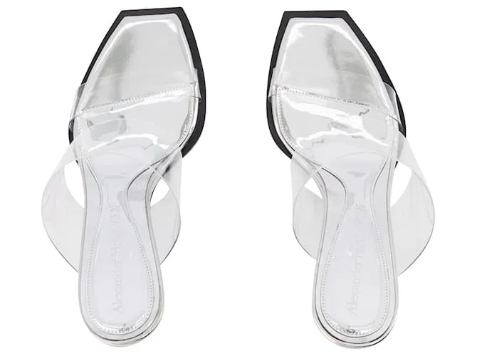 Sandalias - Alexander Mcqueen - Transparente - Cuero 