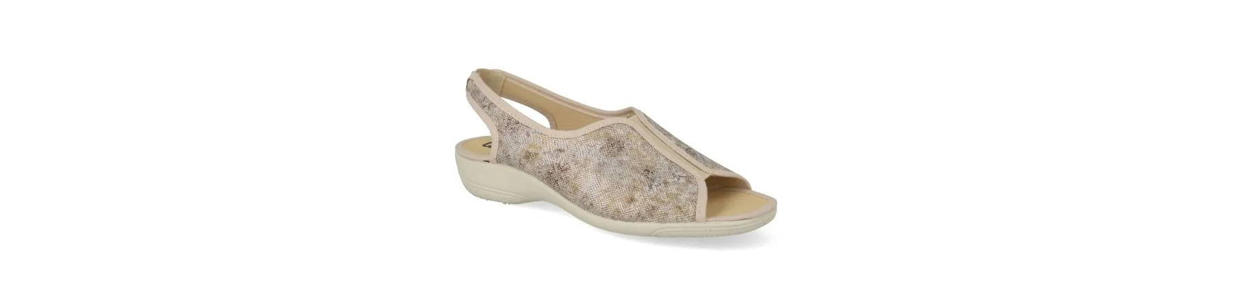 SANDALIAS CONFORT MUJER MAYOR MOD. LIRA BEIGE