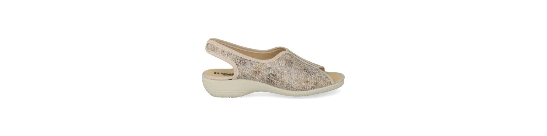 SANDALIAS CONFORT MUJER MAYOR MOD. LIRA BEIGE