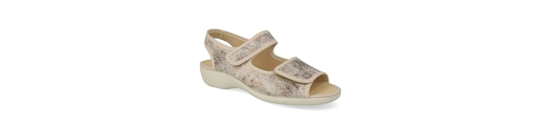 SANDALIAS CONFORT MUJER MAYOR MOD. LIRICA BEIGE