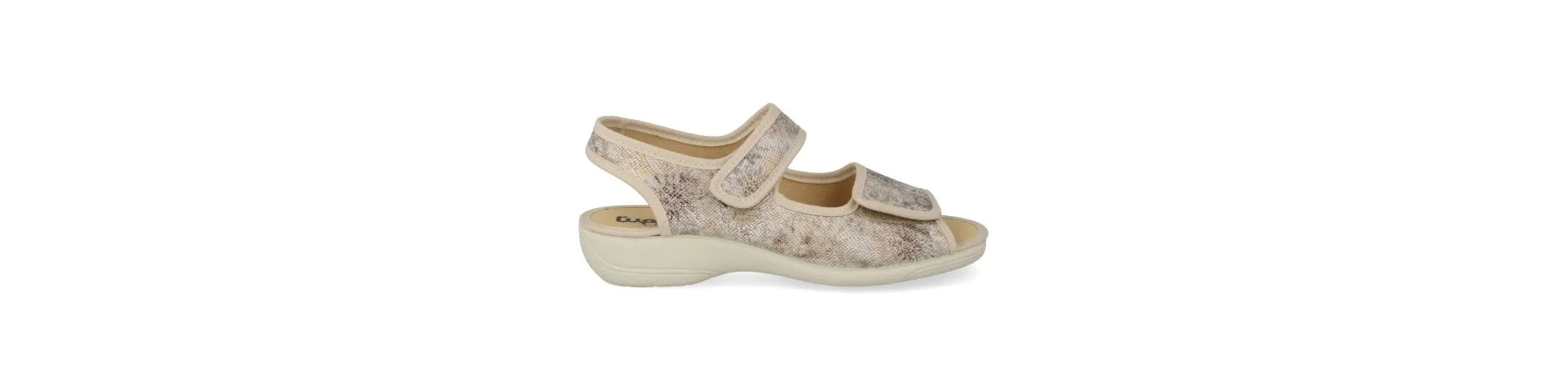 SANDALIAS CONFORT MUJER MAYOR MOD. LIRICA BEIGE