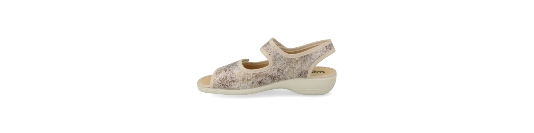 SANDALIAS CONFORT MUJER MAYOR MOD. LIRICA BEIGE