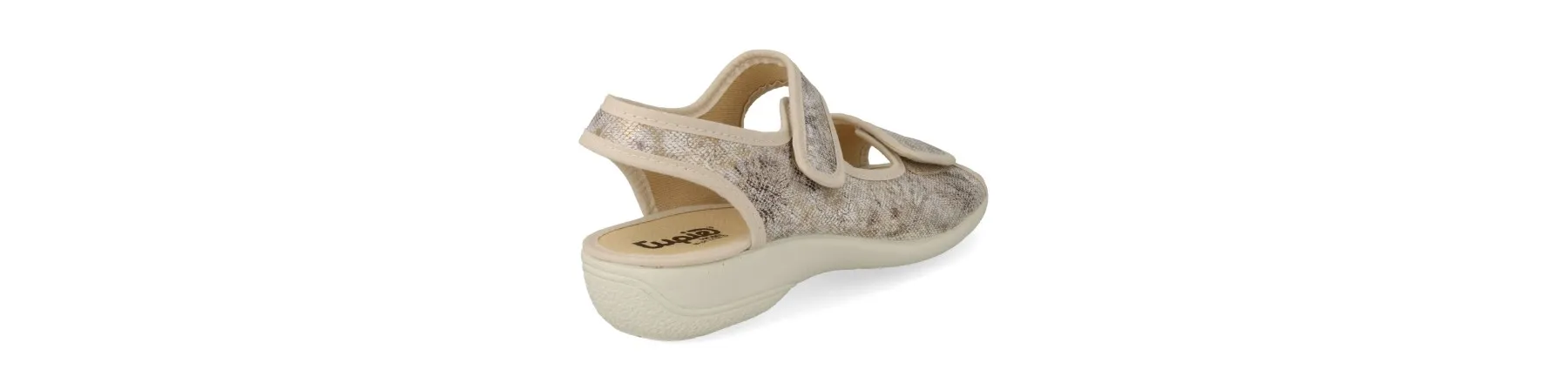 SANDALIAS CONFORT MUJER MAYOR MOD. LIRICA BEIGE