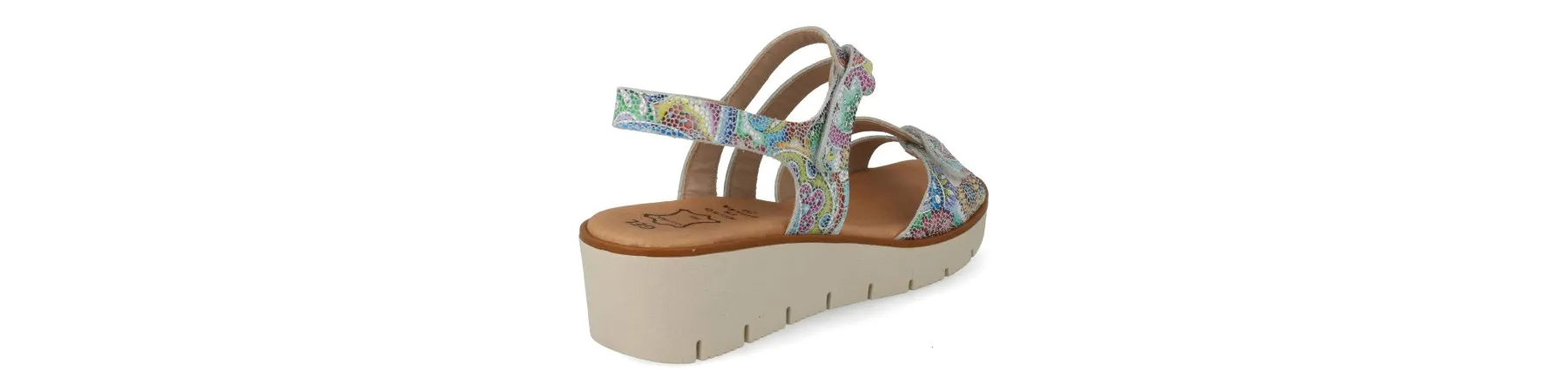 SANDALIAS MUJER COMODAS PIEL MOD. MAYATI AZUL